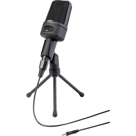 Tie Studio  Broadcast Mic verticale Microfono per PC Tipo di trasmissione (dettaglio):Cablato incl. cavo, incl. 