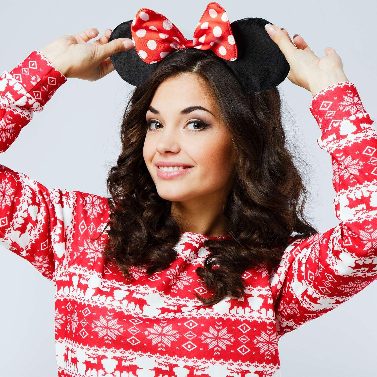 B2X  Cerchietto a forma di topo con fiocco, set da 6 