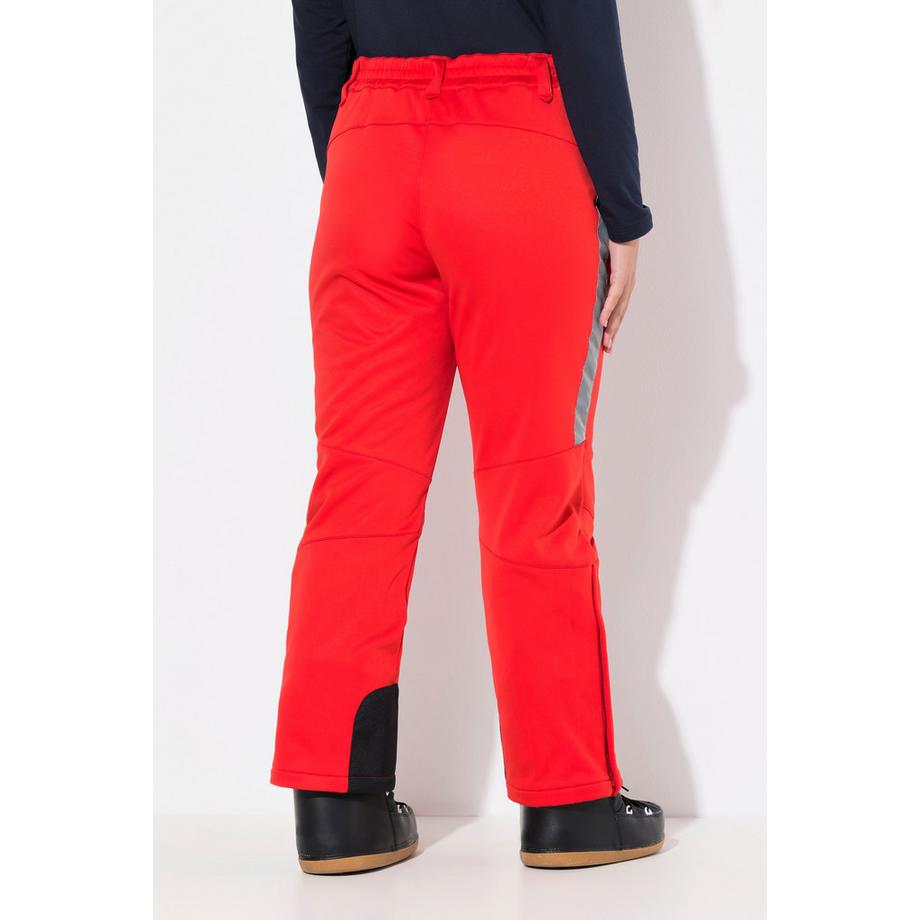 Ulla Popken  Pantaloni impermeabili in softshell con paraneve e tasche con zip 
