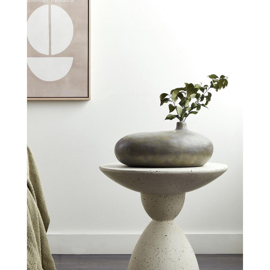 Beliani Vase décoratif en Terre cuite Rustique RAWANG  