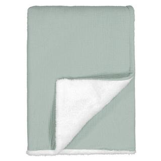 La Redoute Intérieurs Kumla Baumwollmusselin und Teddyfleece Decke  