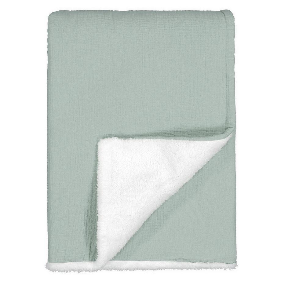 La Redoute Intérieurs Kumla Couverture Mousseline de Coton Polaire Teddy  