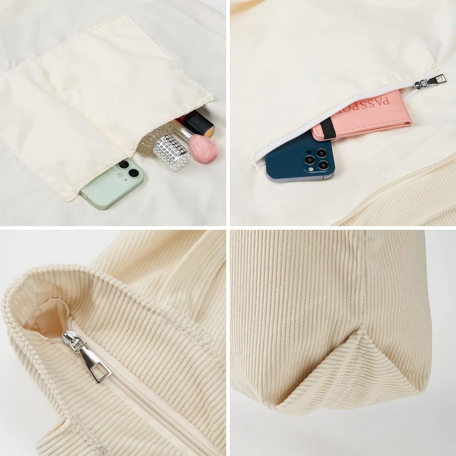 Only-bags.store Große Cord Einkaufstasche  