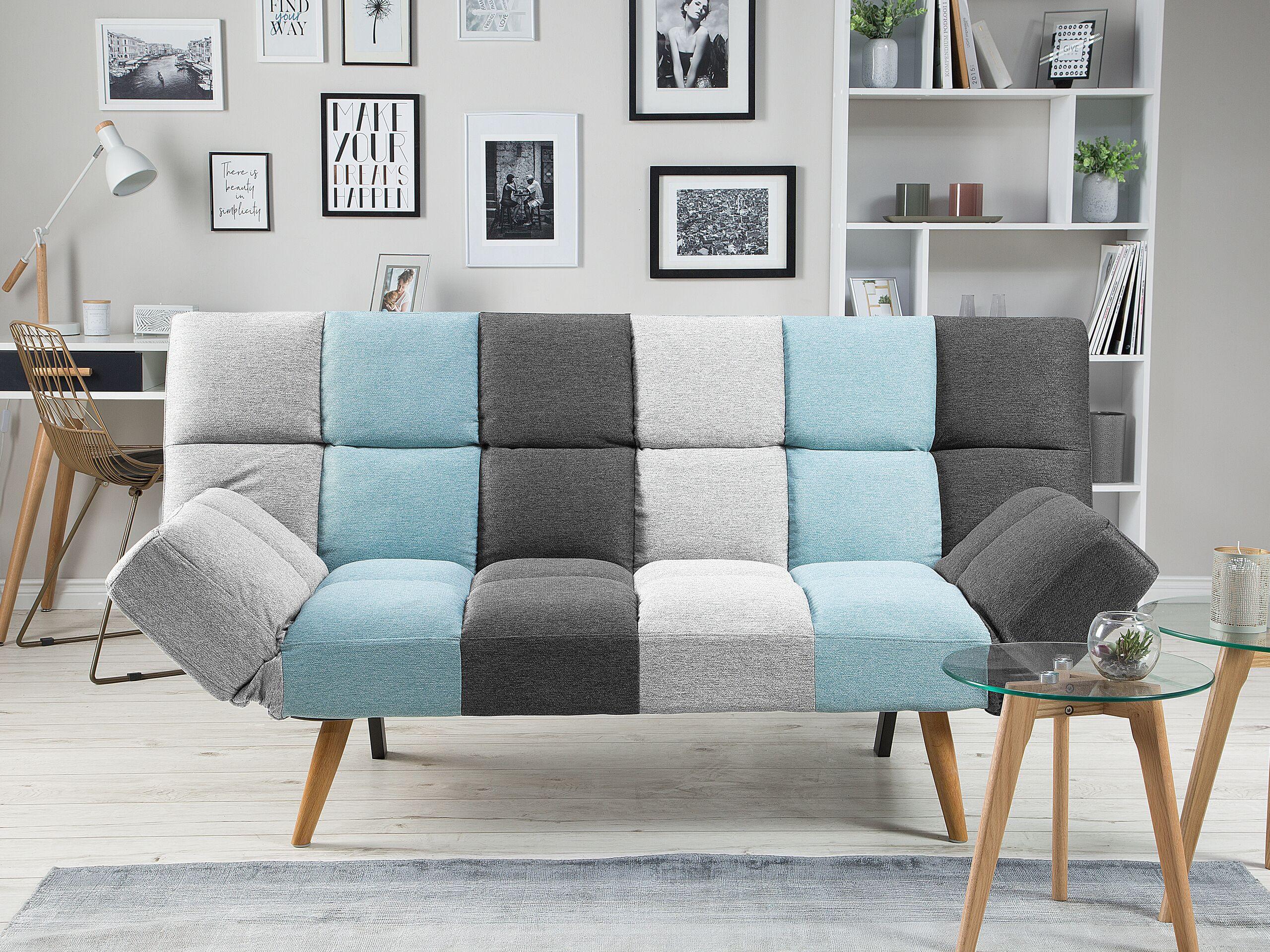 Beliani Schlafsofa aus Polyester Retro INGARO  