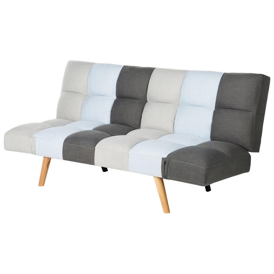 Beliani Canapé-lit en Tissu Rétro INGARO  