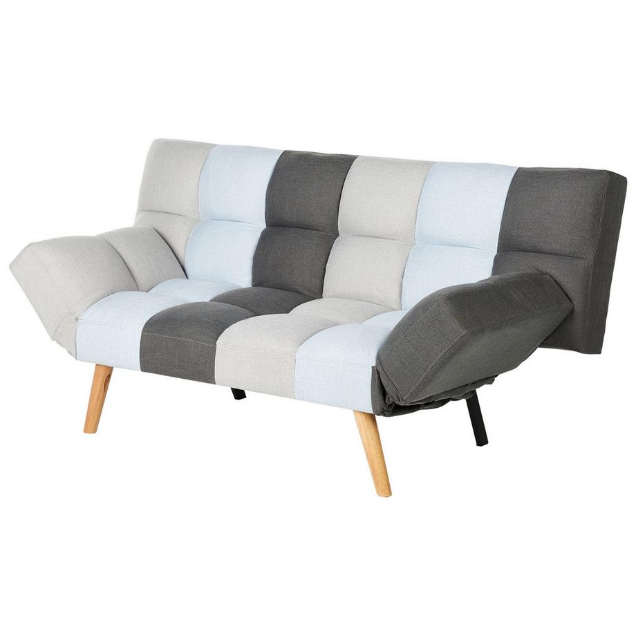 Beliani Canapé-lit en Tissu Rétro INGARO  