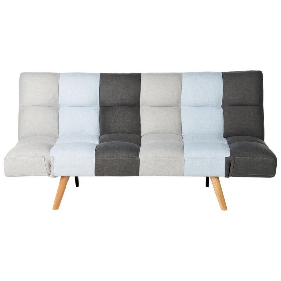 Beliani Canapé-lit en Tissu Rétro INGARO  
