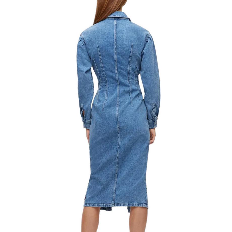 HUGO Gesina Denim Midikleid  