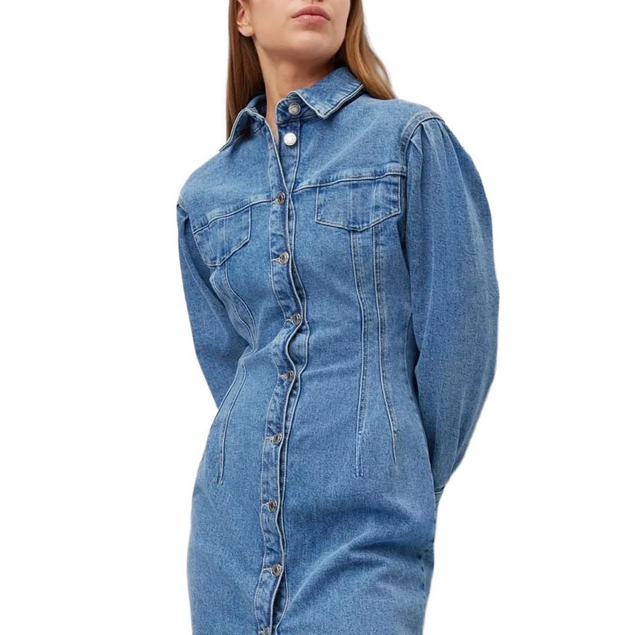HUGO Gesina Denim Midikleid  