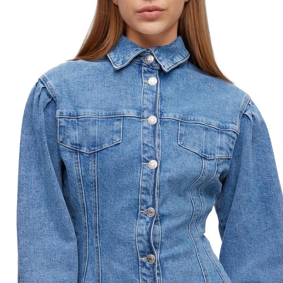 HUGO Gesina Denim Midikleid  