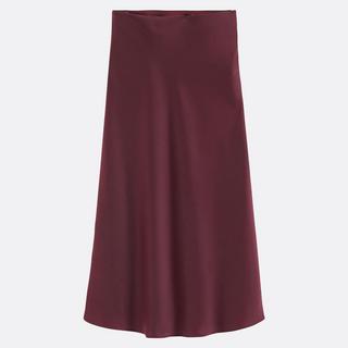 La Redoute Collections Ausgestellter Maxirock aus mattem Satin  