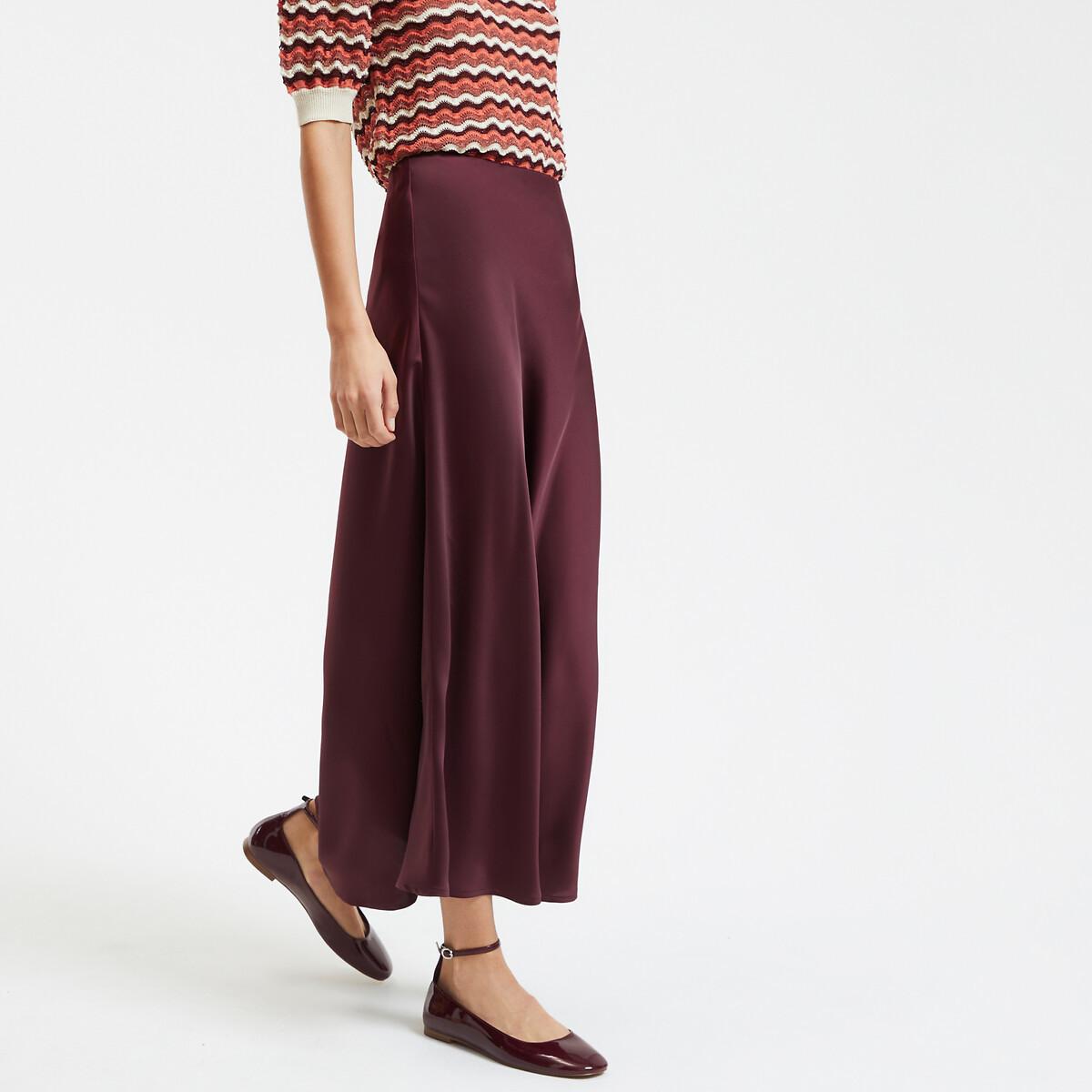 La Redoute Collections Ausgestellter Maxirock aus mattem Satin  