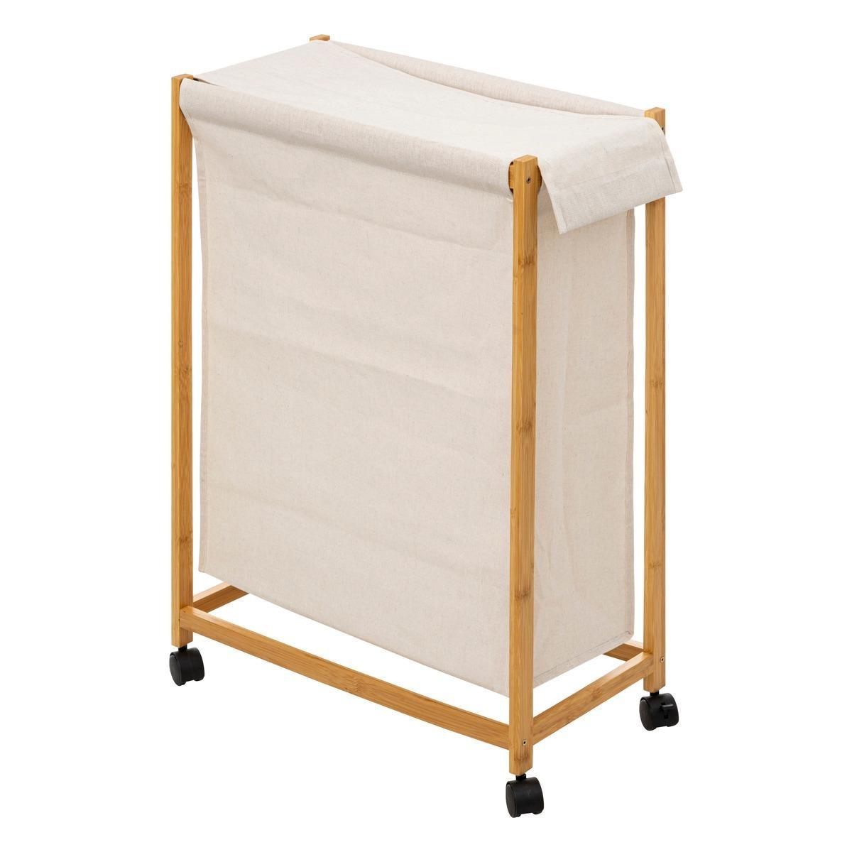 Image of Wäschekorb Auf Rädern - Beige Unisex 60X45X72CM