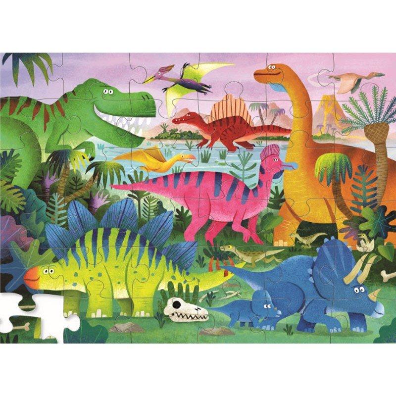 Crocodile Creek  Puzzle, Dinosaurier Land 36 pc, Crocodile Creek 