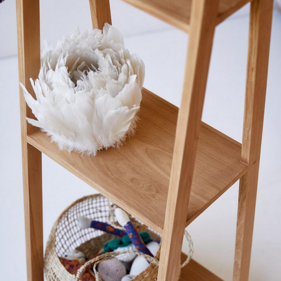 Tikamoon Kinder-Bücherregal aus massivem Teak Bahya  