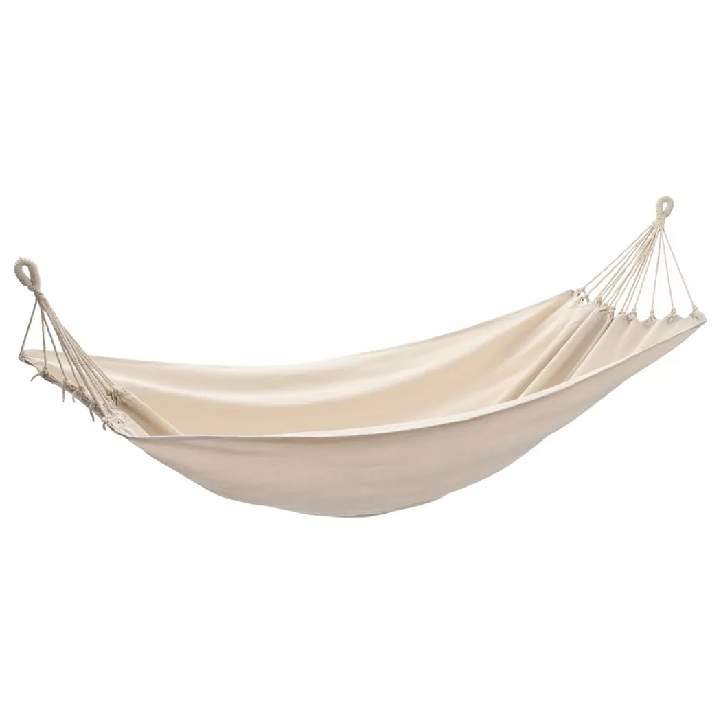 VidaXL - amaca Tessuto, One Size, Light Beige