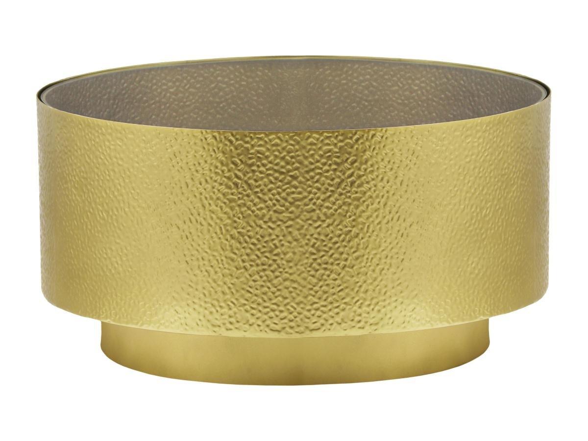 Image of Couchtisch - Glas & Metall - Goldfarben - SOLANA Couchtisch - Glas & Metall - Goldfarben - SOLANA