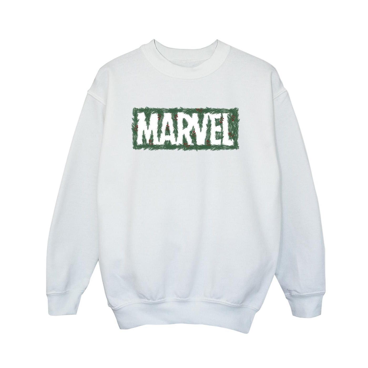 Image of Holly Logo Sweatshirt Jungen Weiss 116
