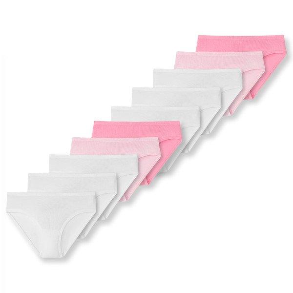 Image of 10er Pack 955 Kids Girls Organic Cotton - Slips Mädchen Weiss 104