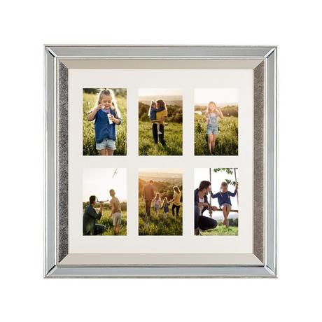 Beliani Cornice per 6 foto en Vetro Moderno MAKENI  