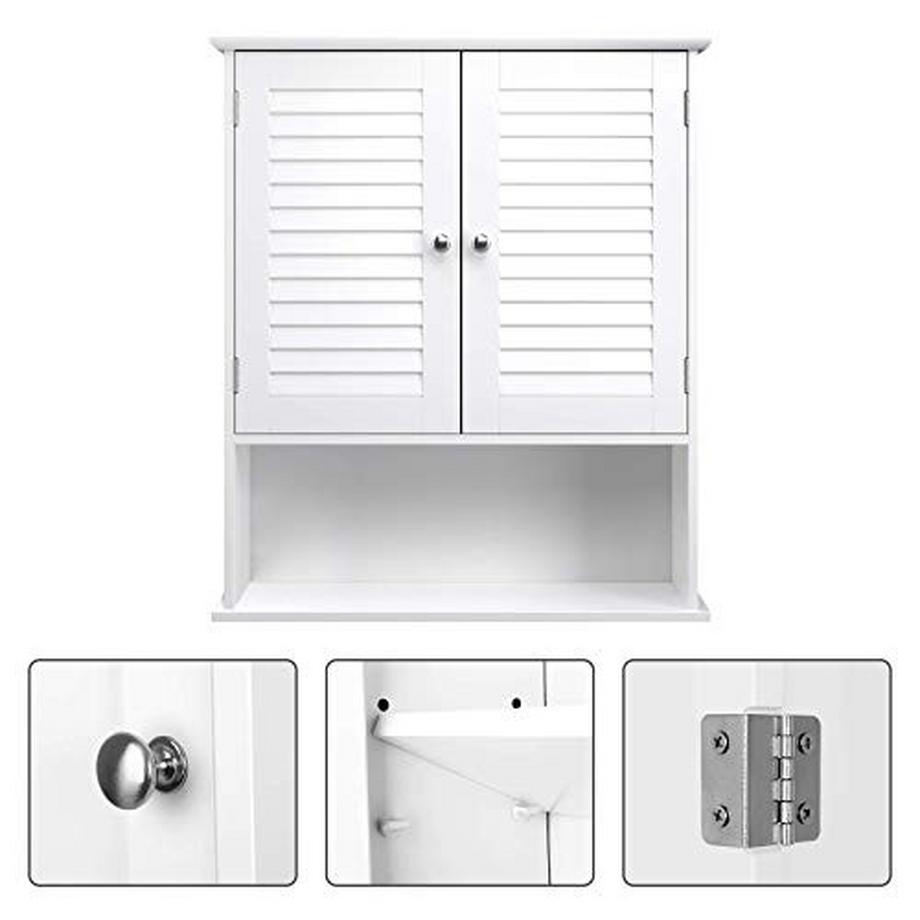 Pricenet Wandschrank mit verstellbaren Regalen,es MDF  