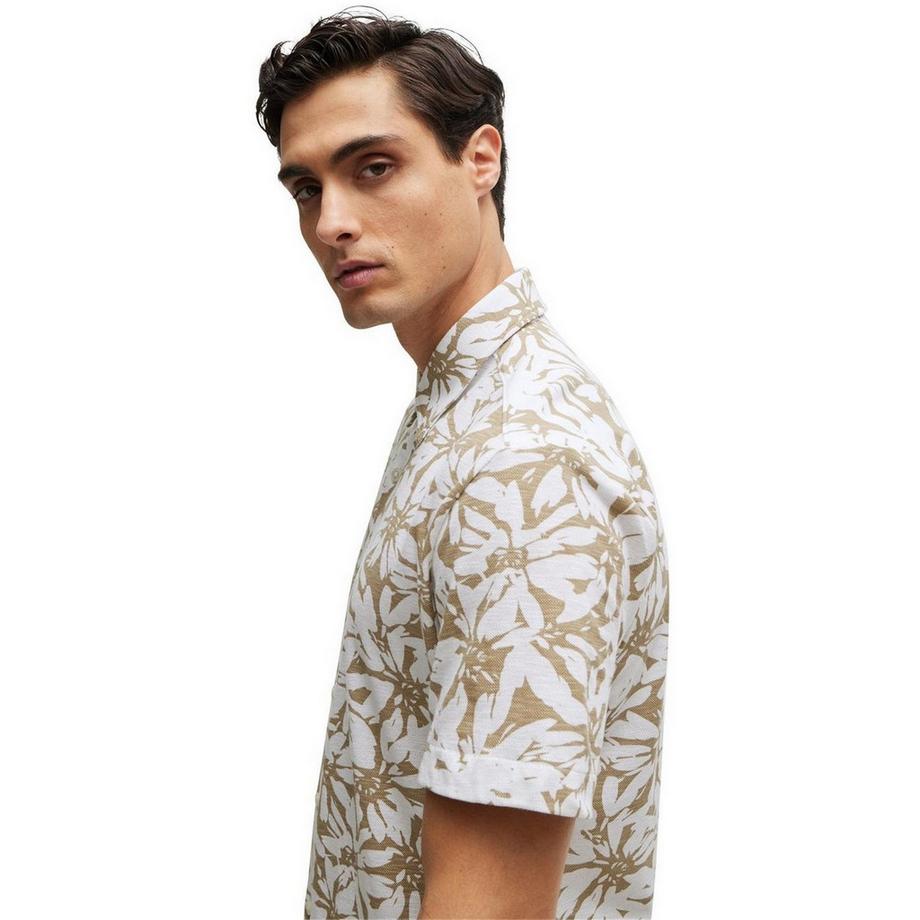 BOSS  Chemise Manches Courtes Motiftyle Floral 