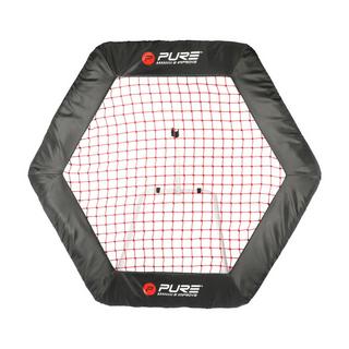 Pure  Fussball Trampolin sechseck 140 x 125 cm 