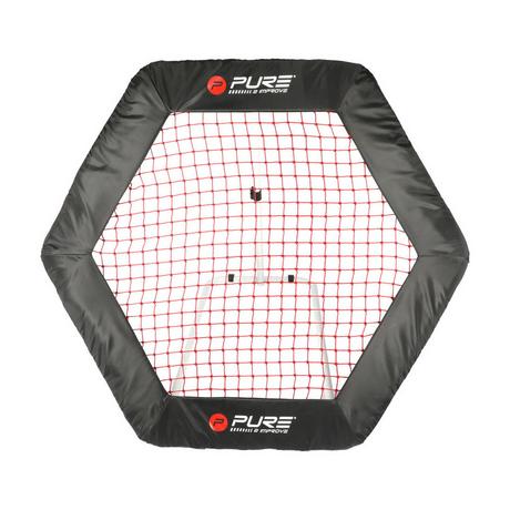 Pure  Fussball Trampolin sechseck 140 x 125 cm 
