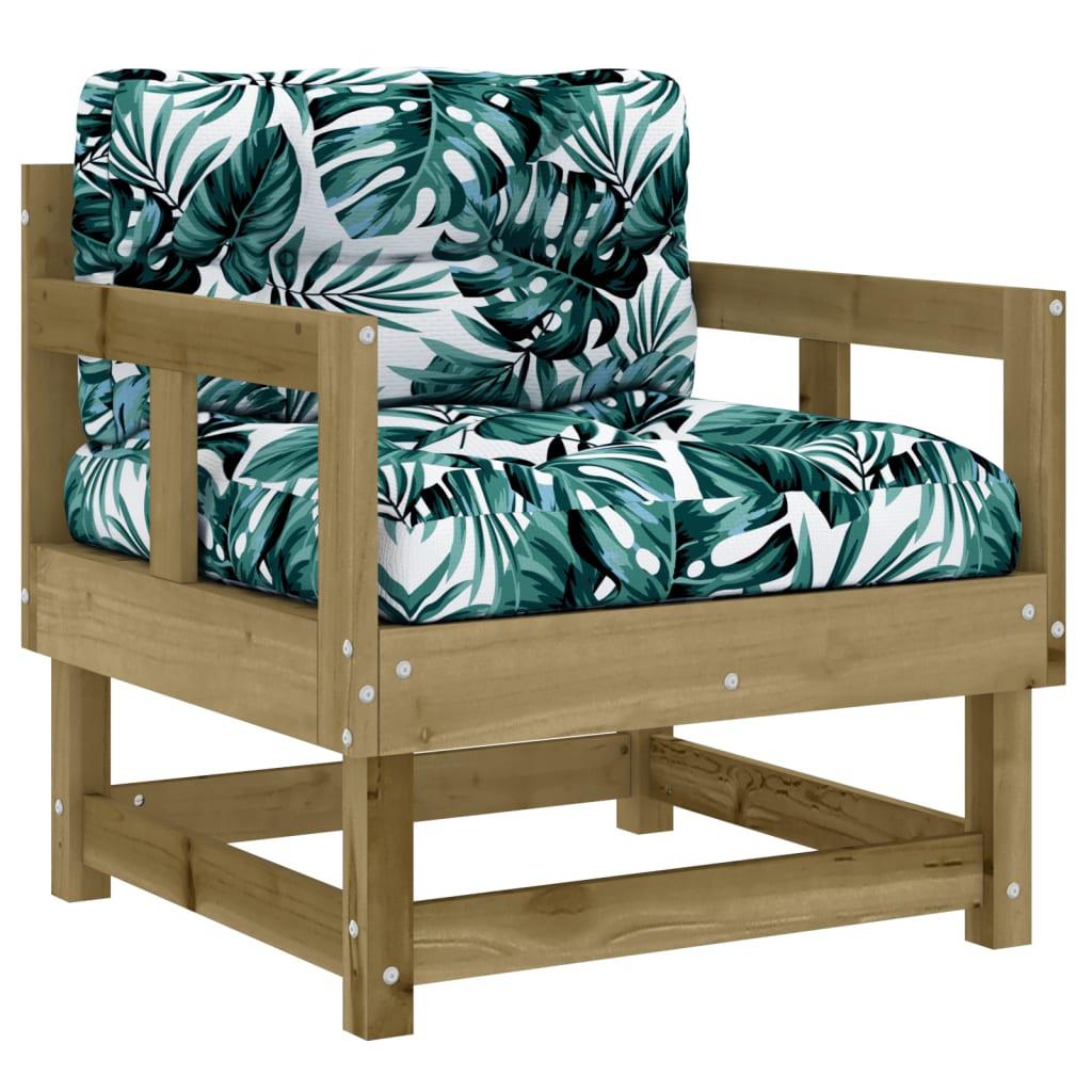 VidaXL Chaise de jardin bois  