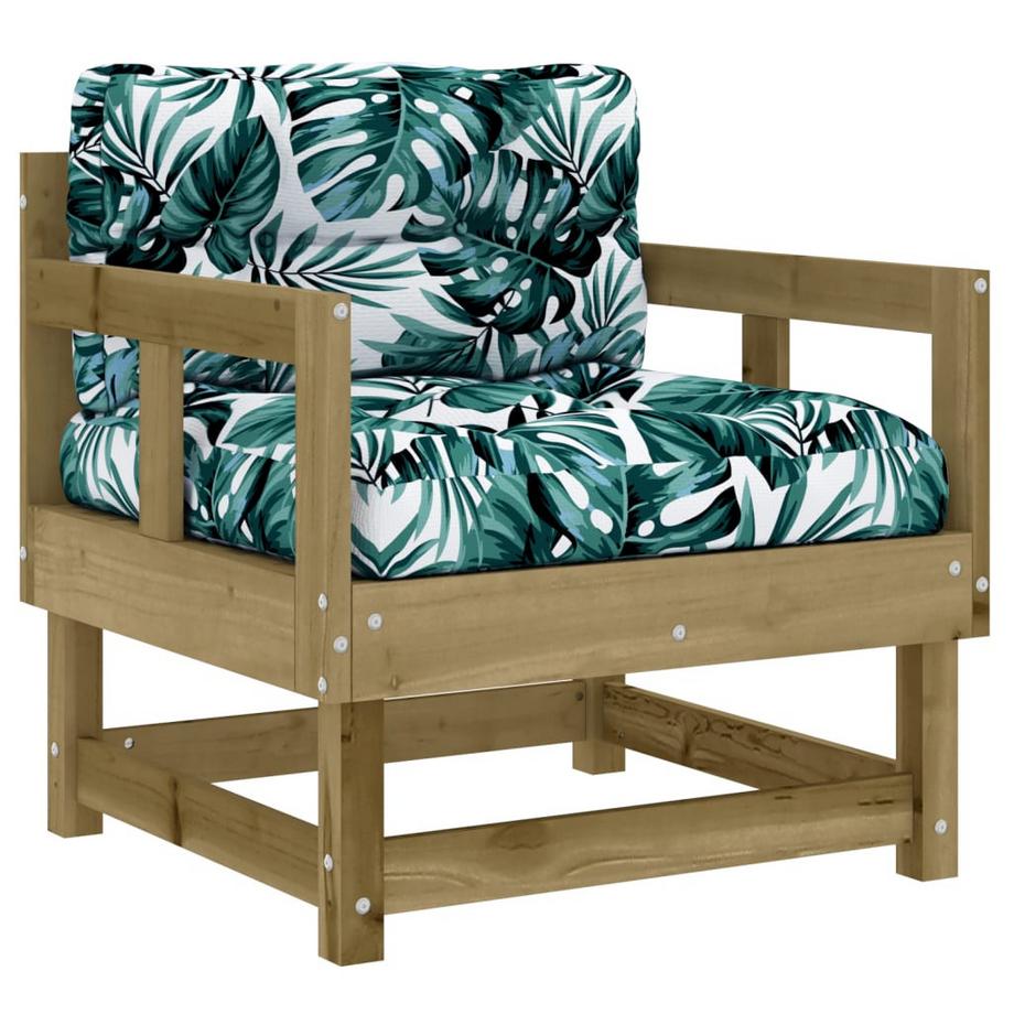 VidaXL Chaise de jardin pinède imprégnée  