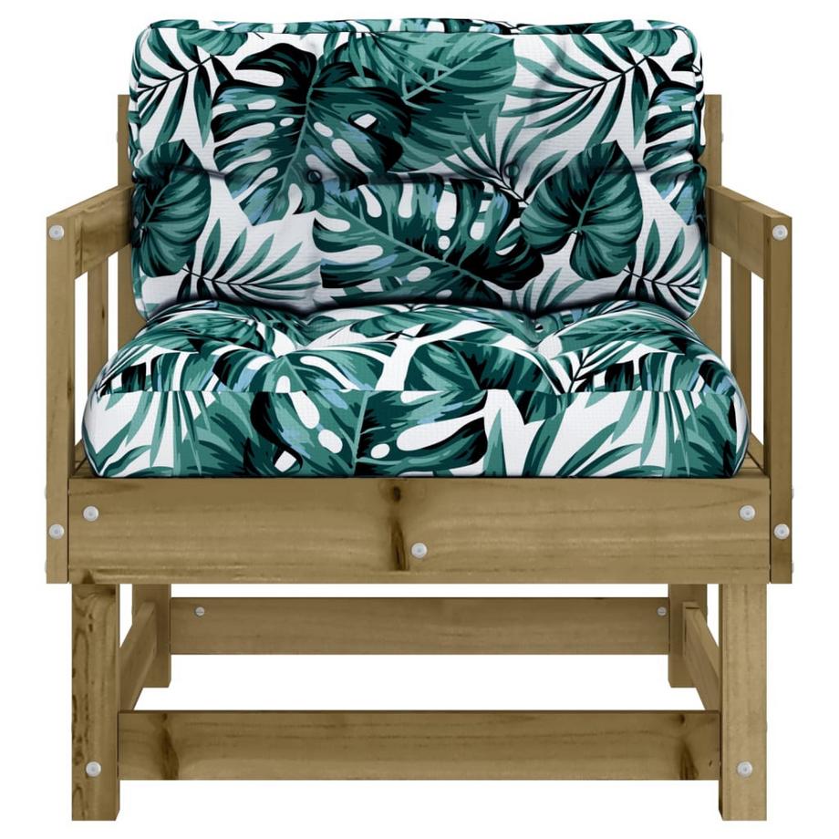 VidaXL Chaise de jardin pinède imprégnée  