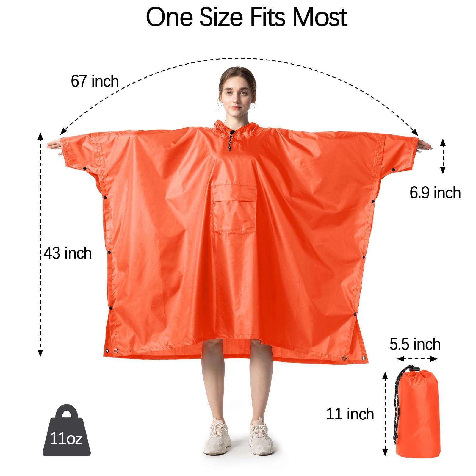 Alopini Poncho antipioggia multiuso 3-in-1  