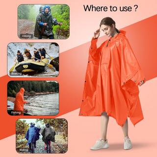 Alopini Poncho antipioggia multiuso 3-in-1  