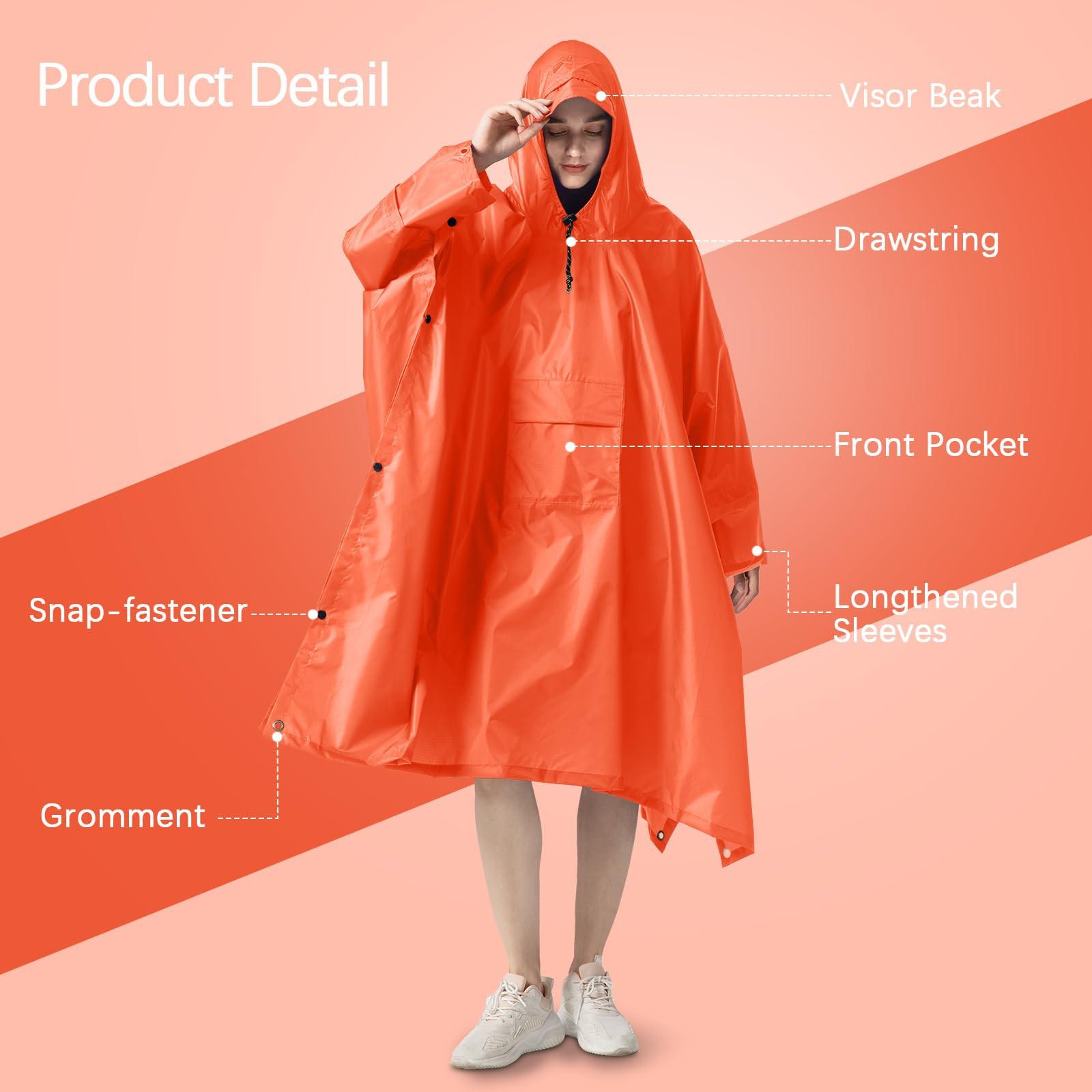 Alopini Poncho antipioggia multiuso 3-in-1  