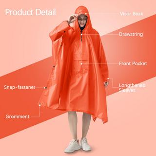 Alopini Poncho antipioggia multiuso 3-in-1  