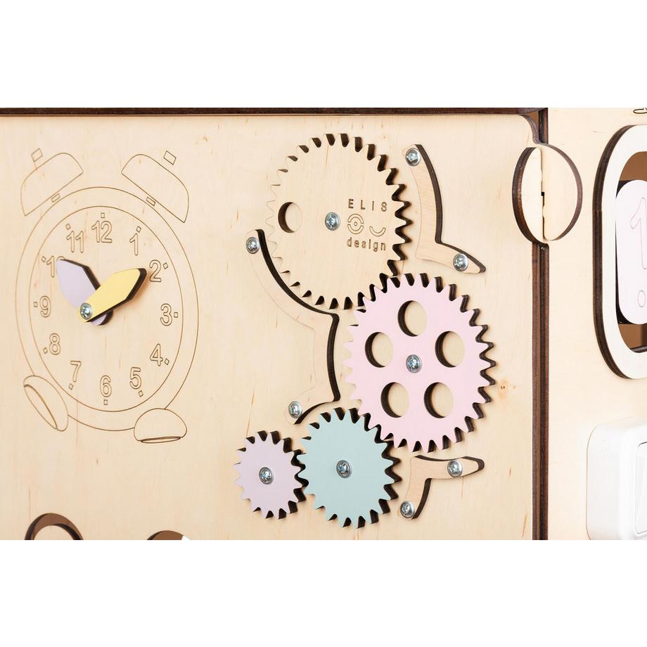 Montessori  Busy House Pastell Natura - Activity Board Montessori® by Busy Kids 