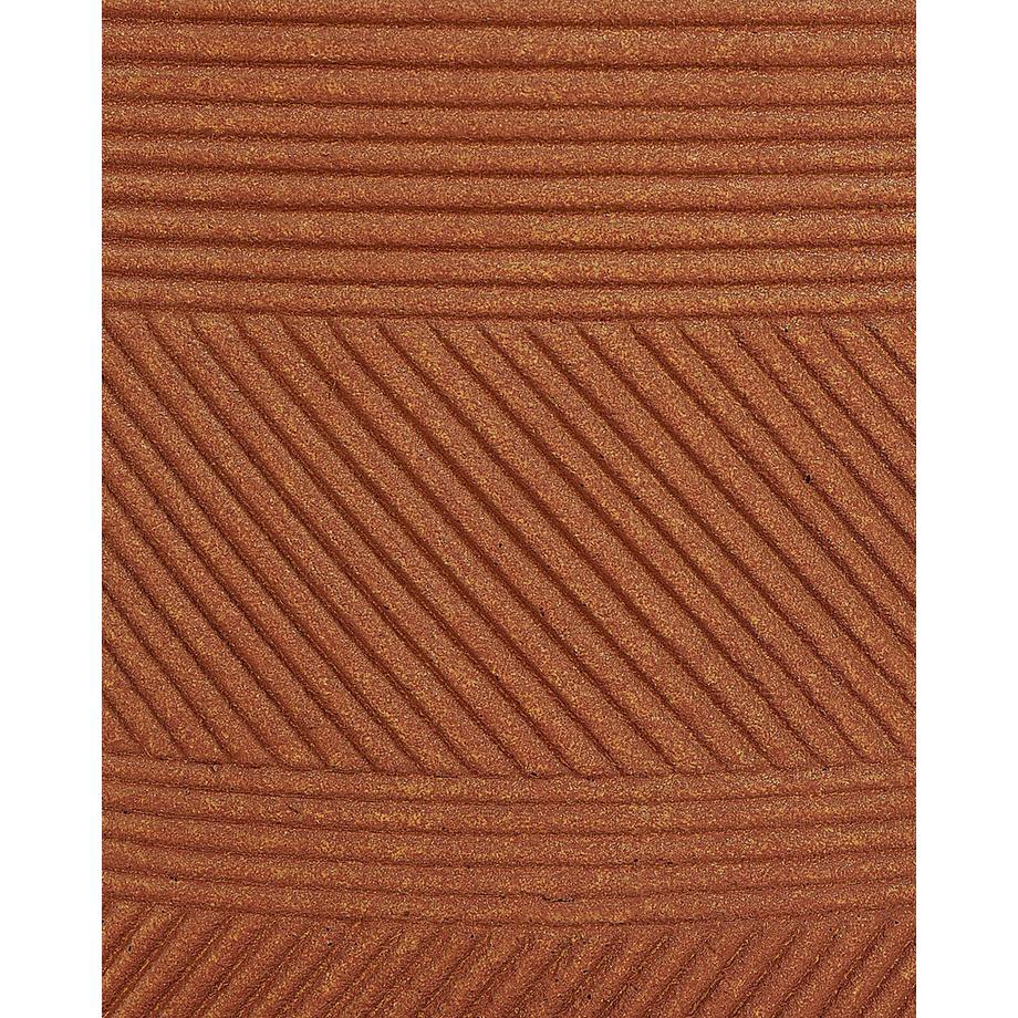 Beliani Blumenkübel aus Lehm-Faser-Mischung Rustikal VOULA  