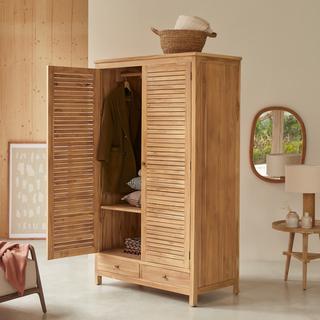 Tikamoon Armoire en teck massif Suzette  