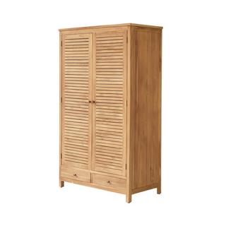 Tikamoon Armoire en teck massif Suzette  