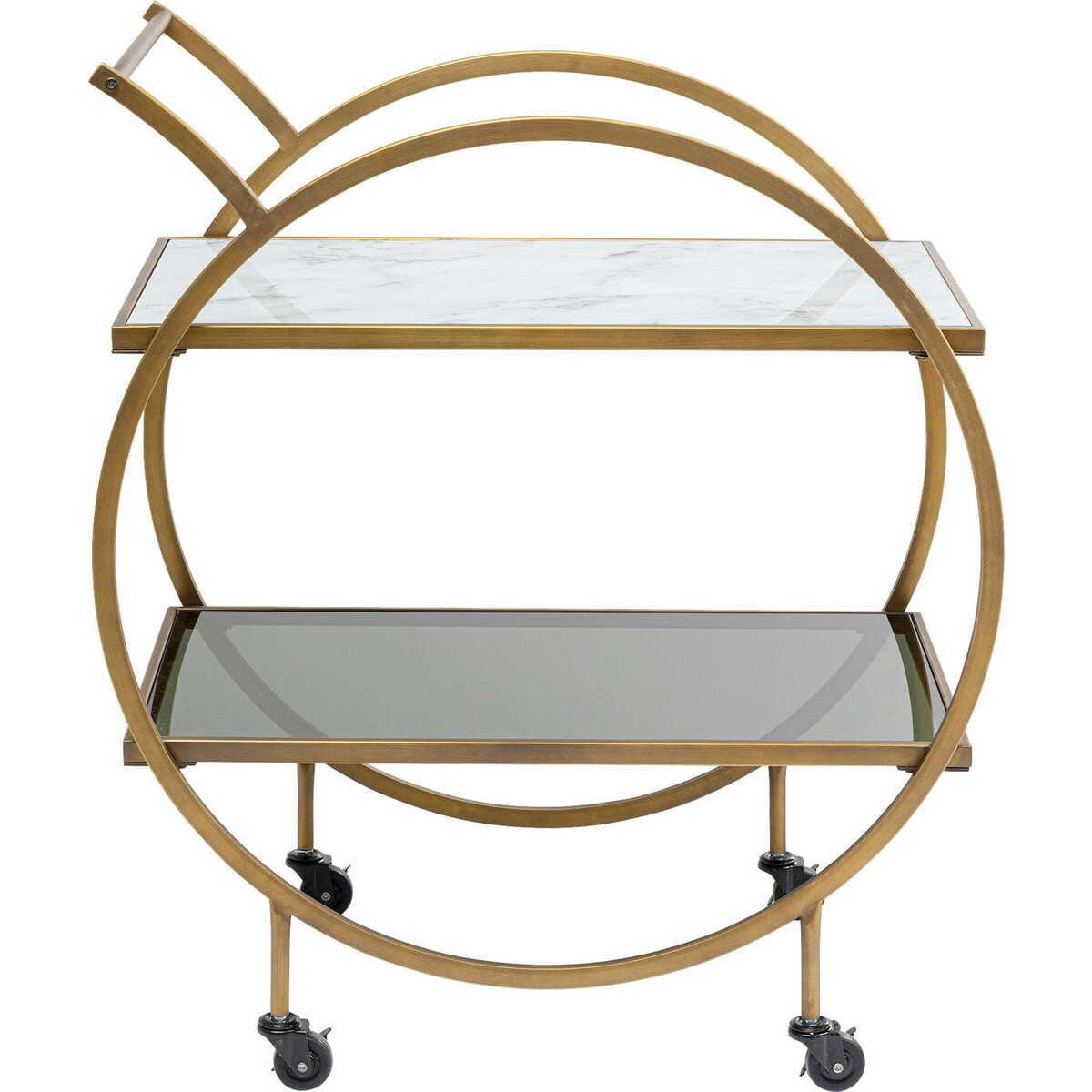 KARE Design Chariot de service Loft Brass  