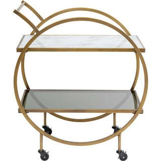KARE Design Chariot de service Loft Brass  