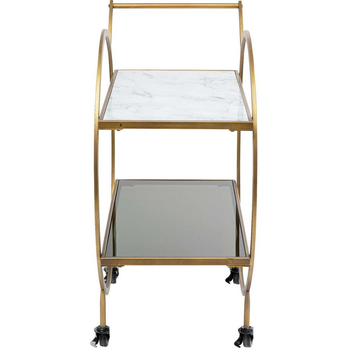 KARE Design Chariot de service Loft Brass  