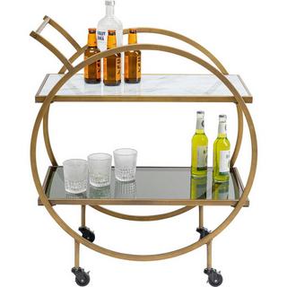 KARE Design Chariot de service Loft Brass  