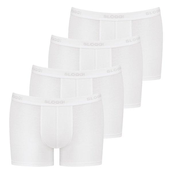 Image of 4er Pack 247 - Boxershorts - Pants - Unterhosen Herren Weiss XL