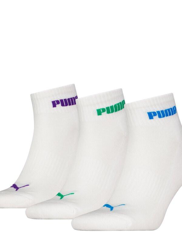 PUMA Cushioned Quarter Socken 3er-Pack  