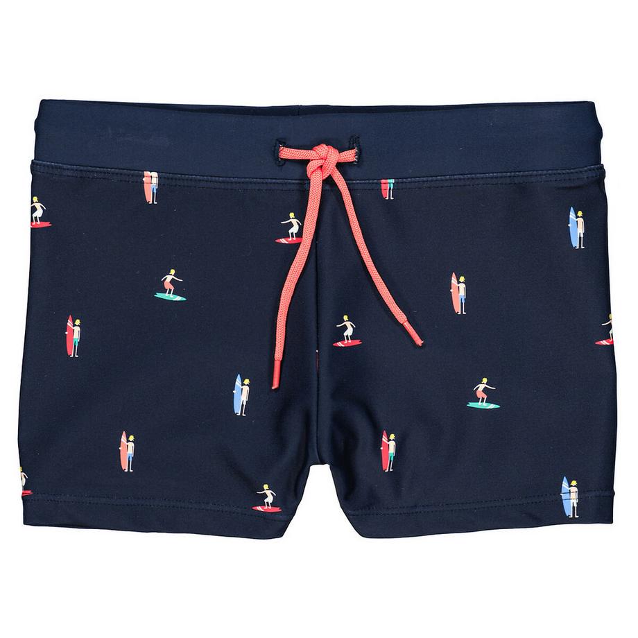 Badeshorts mit Allover-Logoprint