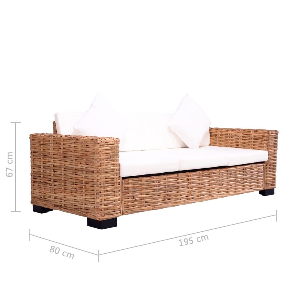 VidaXL divano Rattan  