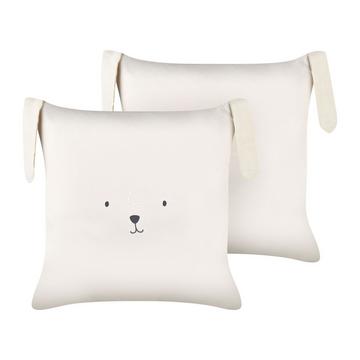 Lot de 2 coussins en Coton Moderne CONEY