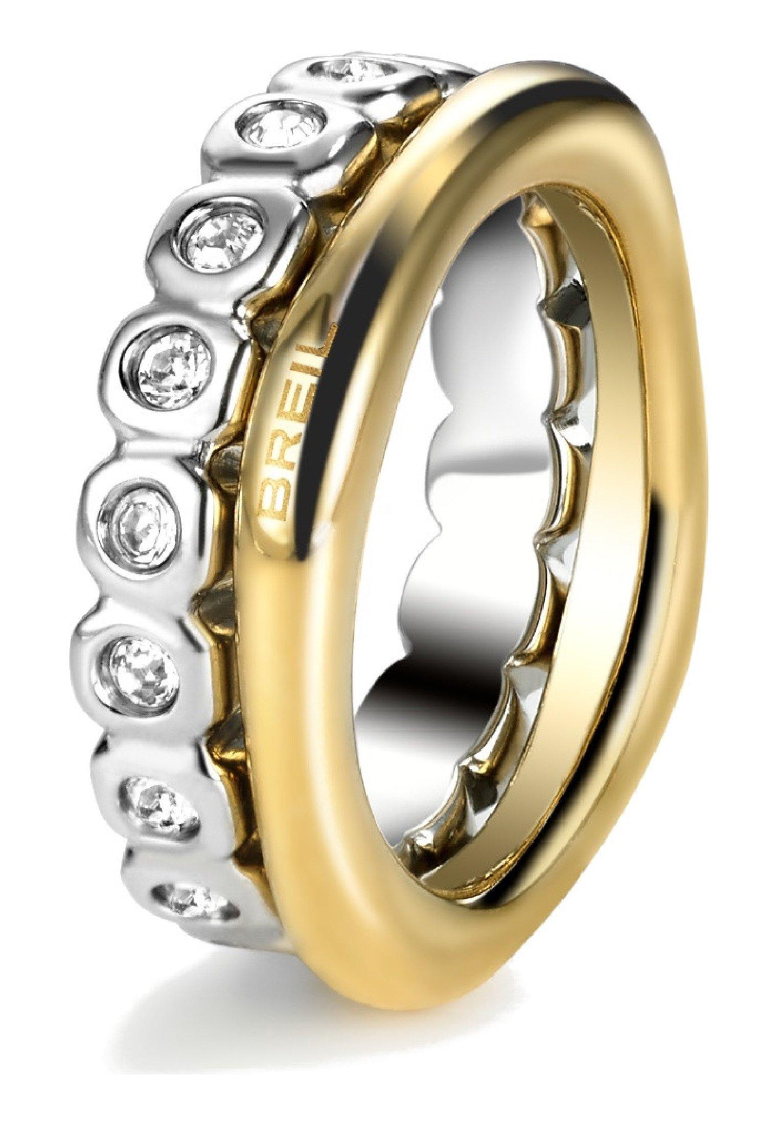 Image of Ring Rolling Diamonds Damen Gold ONE SIZE