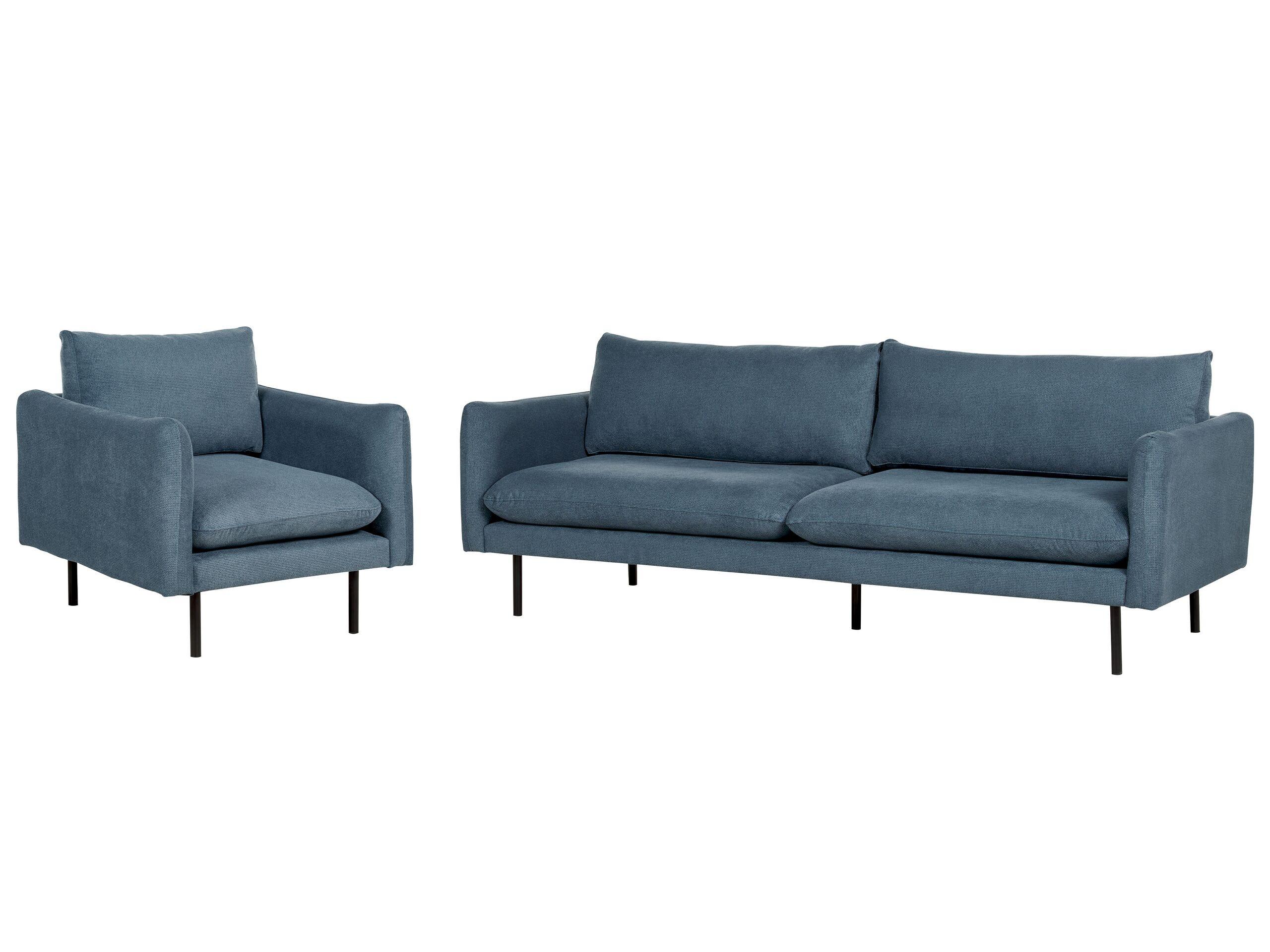 Image of Wohnzimmer Set aus Chenillegewebe Modern VINTERBRO Wohnzimmer Set aus Chenillegewebe Modern VINTERBRO
